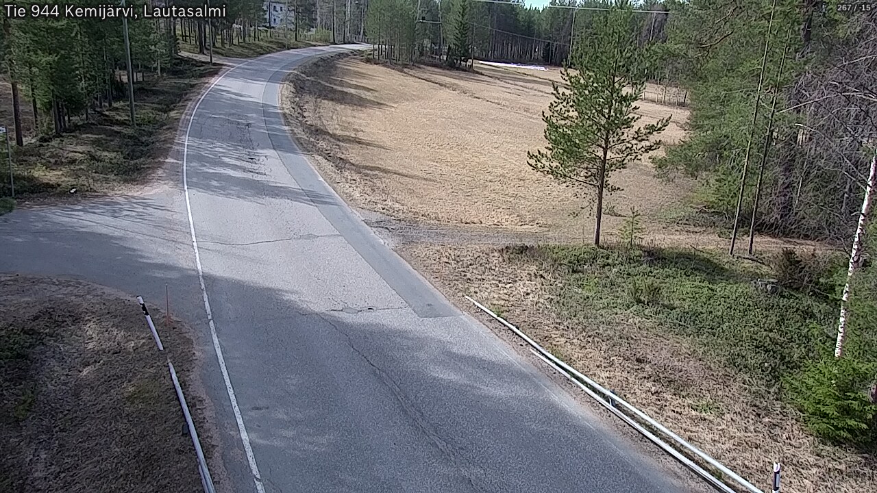 Weather Camera Image Väg 944 Kemijärvi, Lautasalmi, Kemijärvi, Lappi