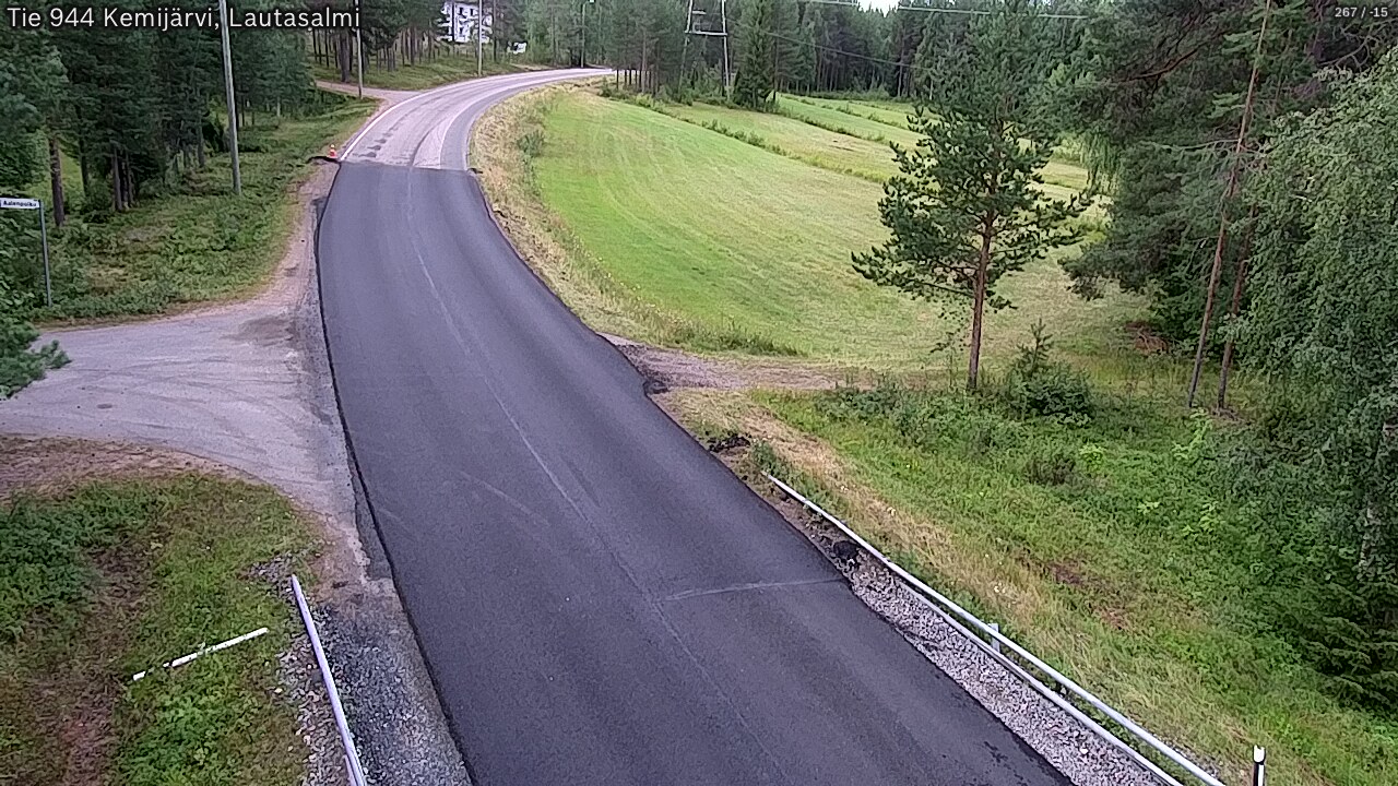 Weather Camera Image Road 944 Kemijärvi, Lautasalmi, Kemijärvi, Lappi