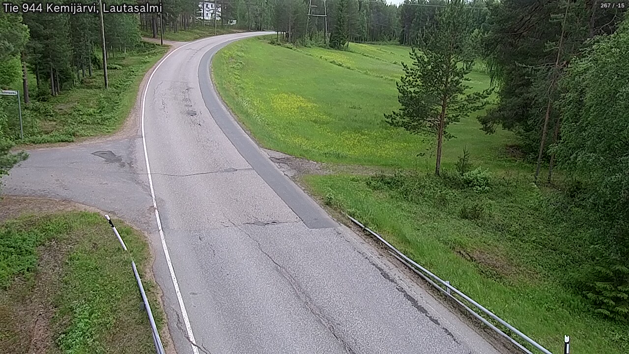 Kelikamerat Kuva Tie 944 Kemijärvi, Lautasalmi, Kemijärvi, Lappi