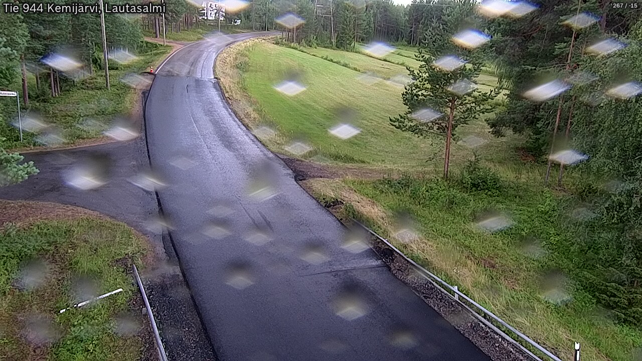 Weather Camera Image Road 944 Kemijärvi, Lautasalmi, Kemijärvi, Lappi