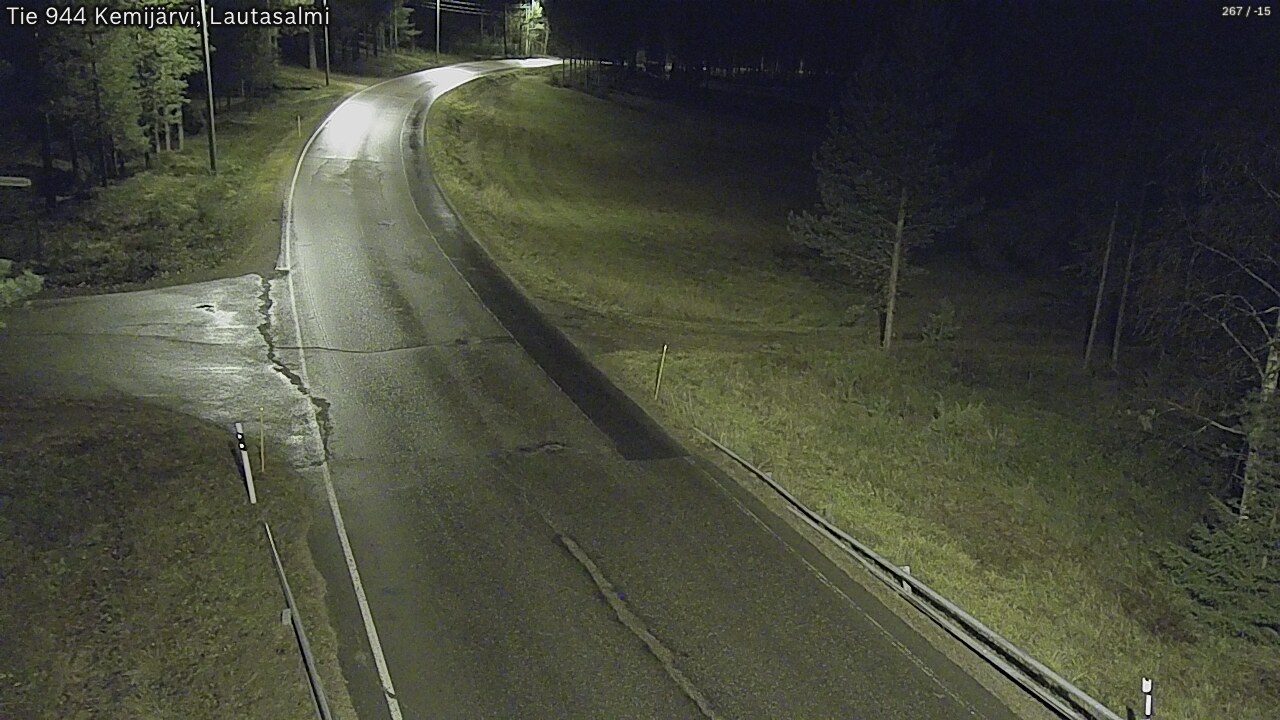 Kelikamerat Kuva Tie 944 Kemijärvi, Lautasalmi, Kemijärvi, Lappi