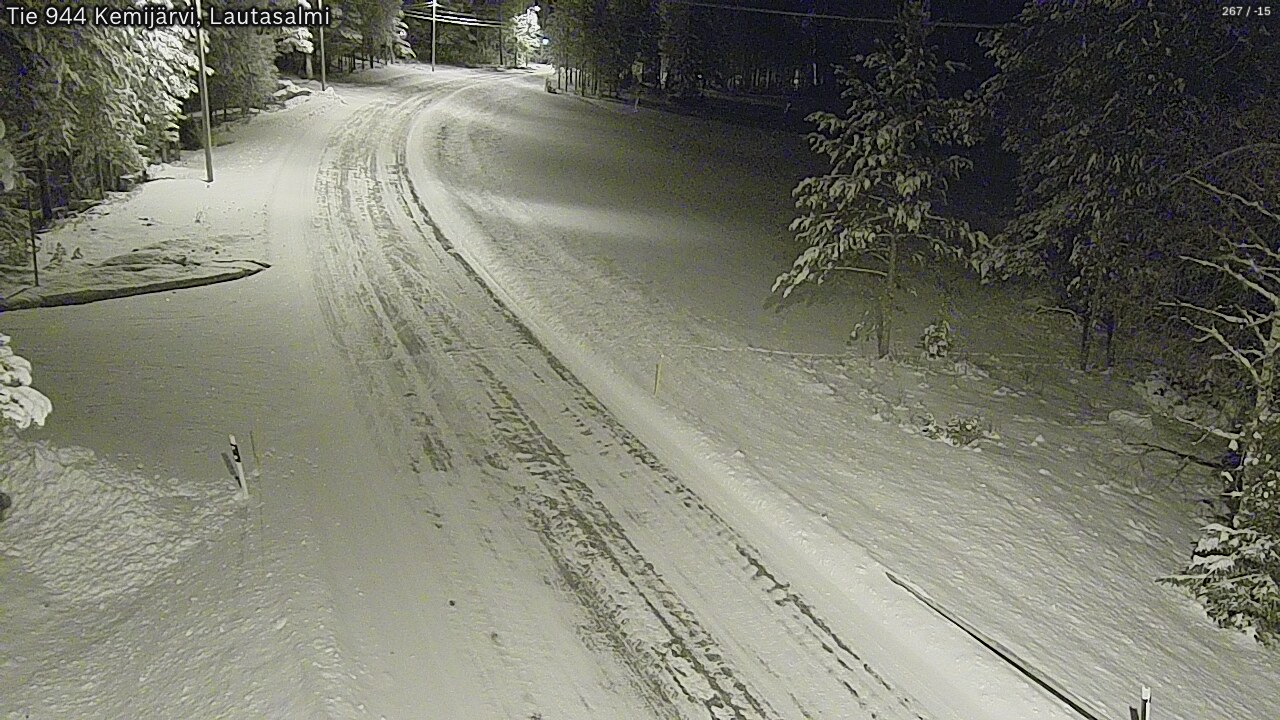 Kelikamerat Kuva Tie 944 Kemijärvi, Lautasalmi, Kemijärvi, Lappi