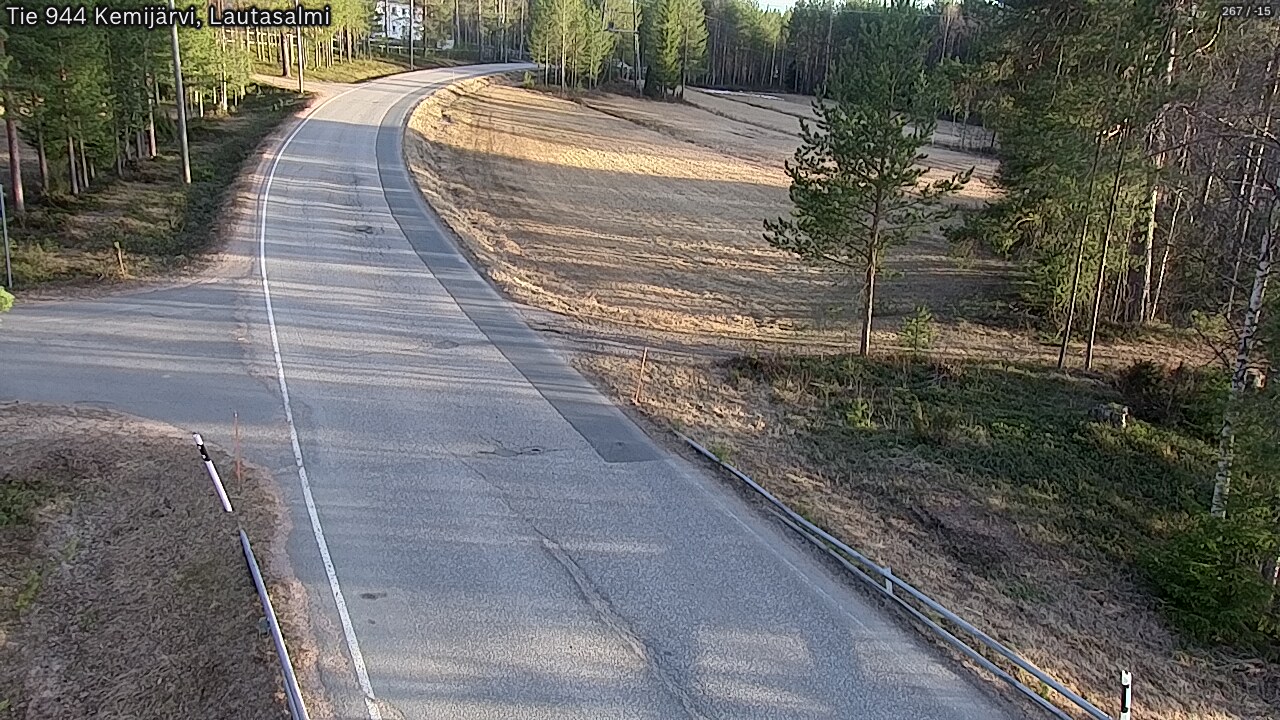 Weather Camera Image Väg 944 Kemijärvi, Lautasalmi, Kemijärvi, Lappi