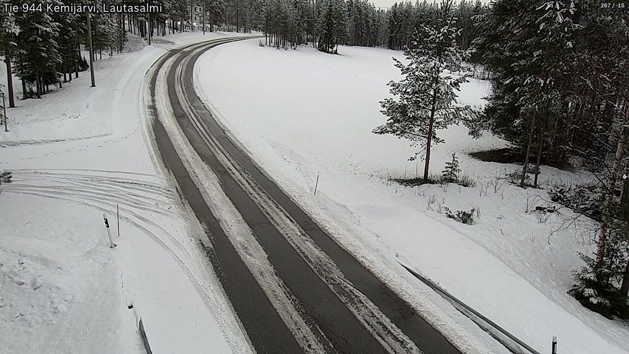 Kelikamerat Kuva Tie 944 Kemijärvi, Lautasalmi, Kemijärvi, Lappi