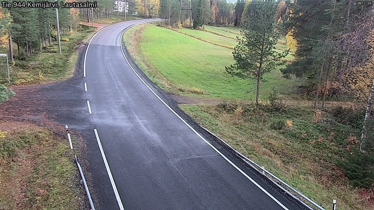 Kelikamerat Kuva Tie 944 Kemijärvi, Lautasalmi, Kemijärvi, Lappi
