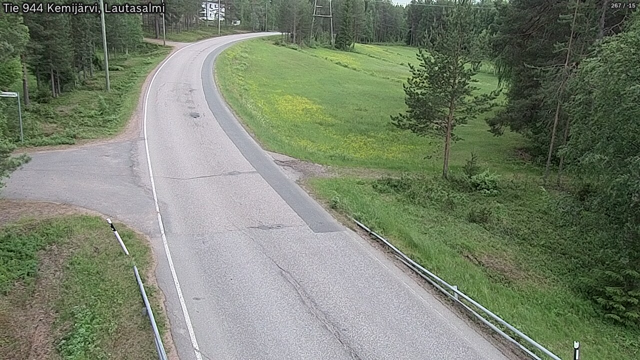 Kelikamerat Kuva Tie 944 Kemijärvi, Lautasalmi, Kemijärvi, Lappi