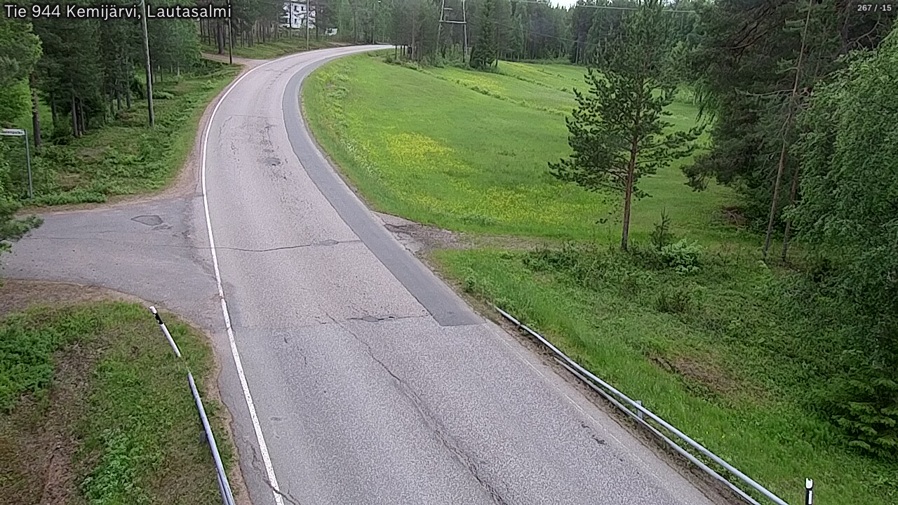 Kelikamerat Kuva Tie 944 Kemijärvi, Lautasalmi, Kemijärvi, Lappi