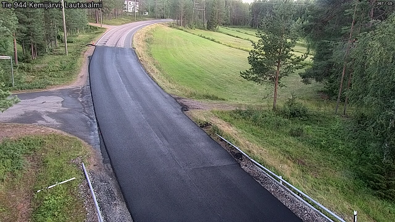 Weather Camera Image Road 944 Kemijärvi, Lautasalmi, Kemijärvi, Lappi