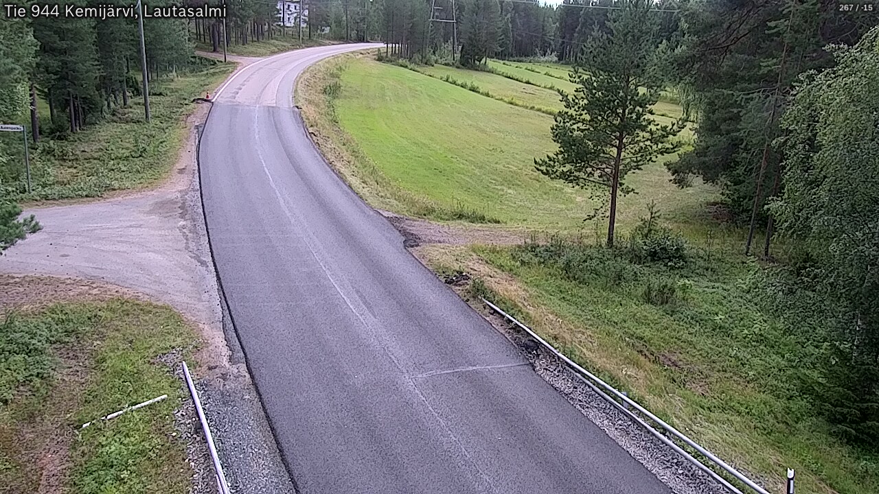 Weather Camera Image Road 944 Kemijärvi, Lautasalmi, Kemijärvi, Lappi
