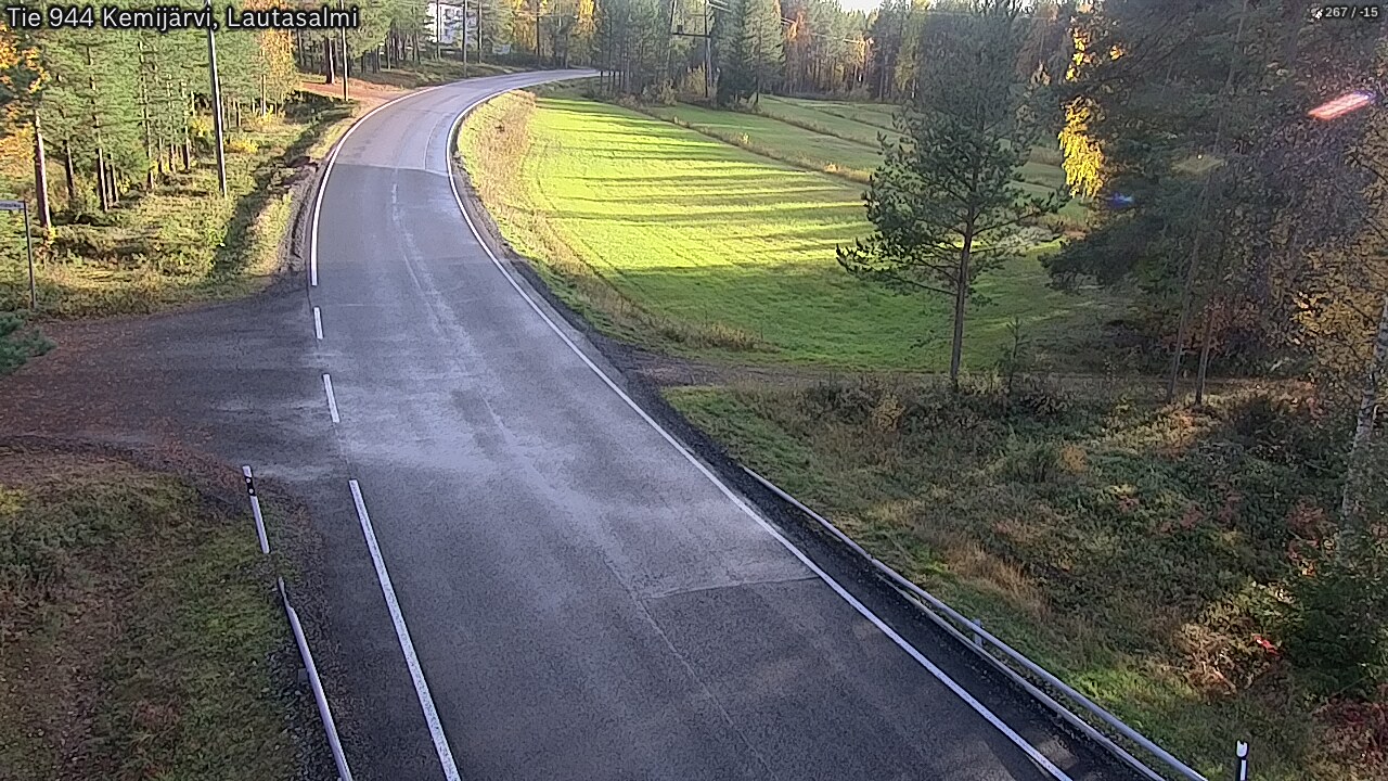 Kelikamerat Kuva Tie 944 Kemijärvi, Lautasalmi, Kemijärvi, Lappi