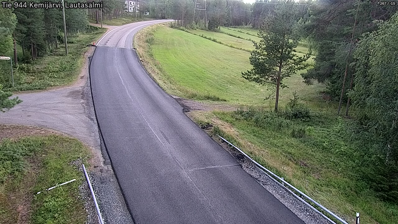 Weather Camera Image Road 944 Kemijärvi, Lautasalmi, Kemijärvi, Lappi