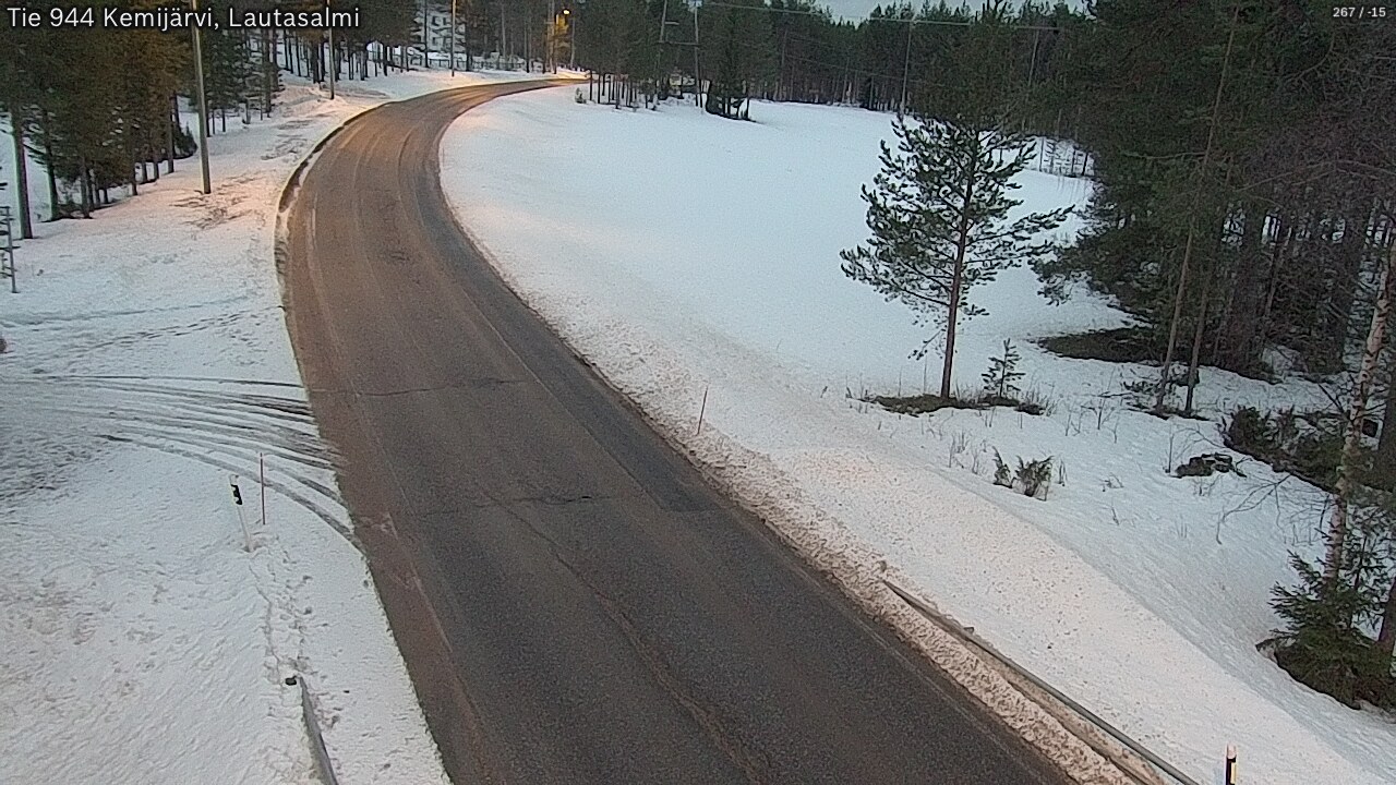 Kelikamerat Kuva Tie 944 Kemijärvi, Lautasalmi, Kemijärvi, Lappi