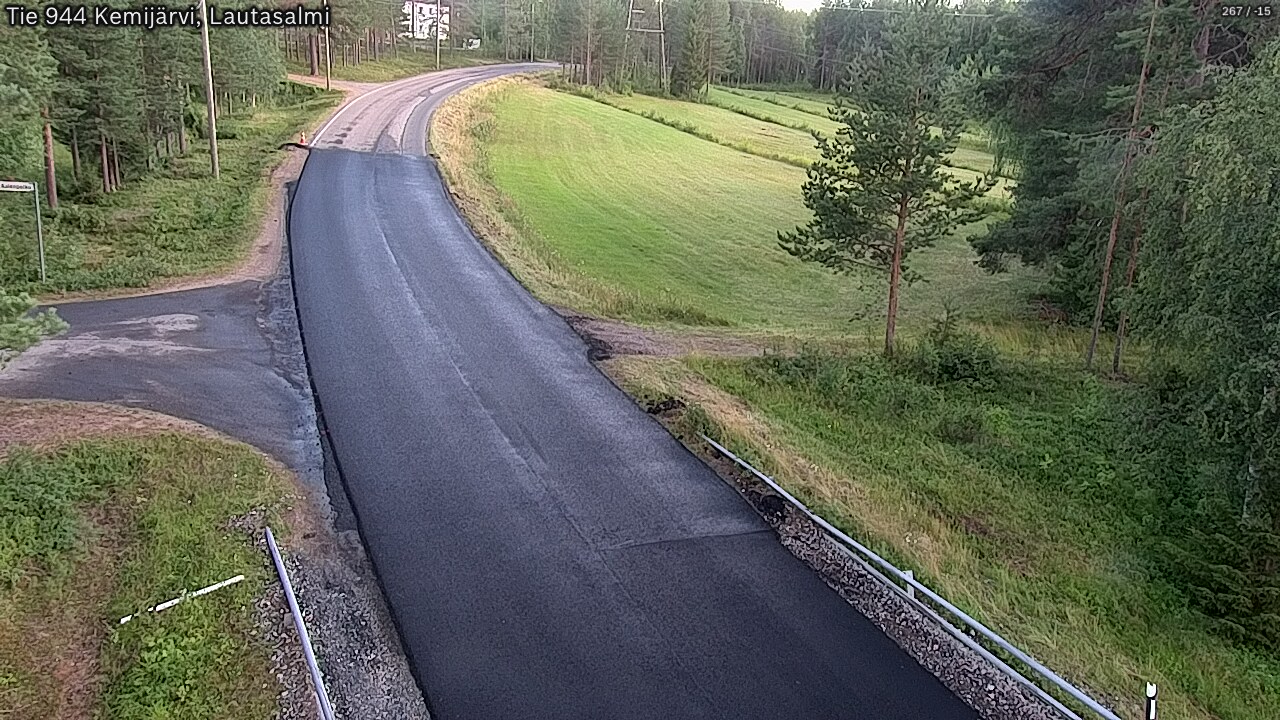 Weather Camera Image Road 944 Kemijärvi, Lautasalmi, Kemijärvi, Lappi