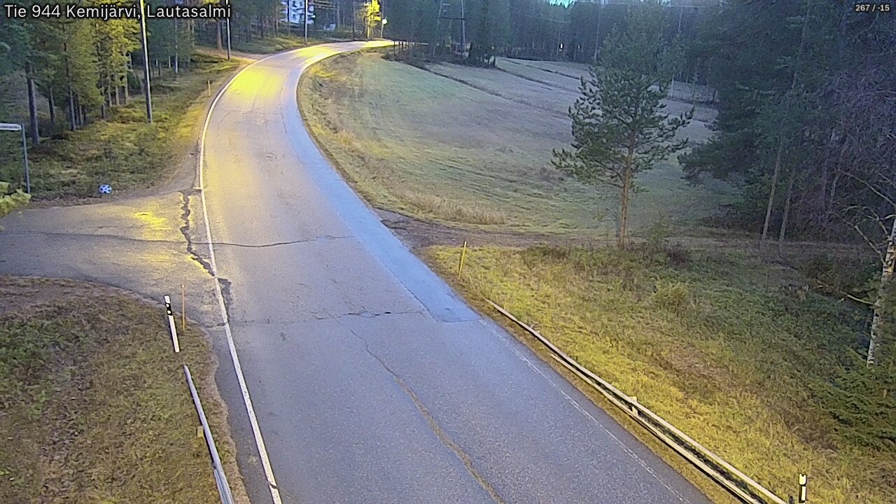 Kelikamerat Kuva Tie 944 Kemijärvi, Lautasalmi, Kemijärvi, Lappi