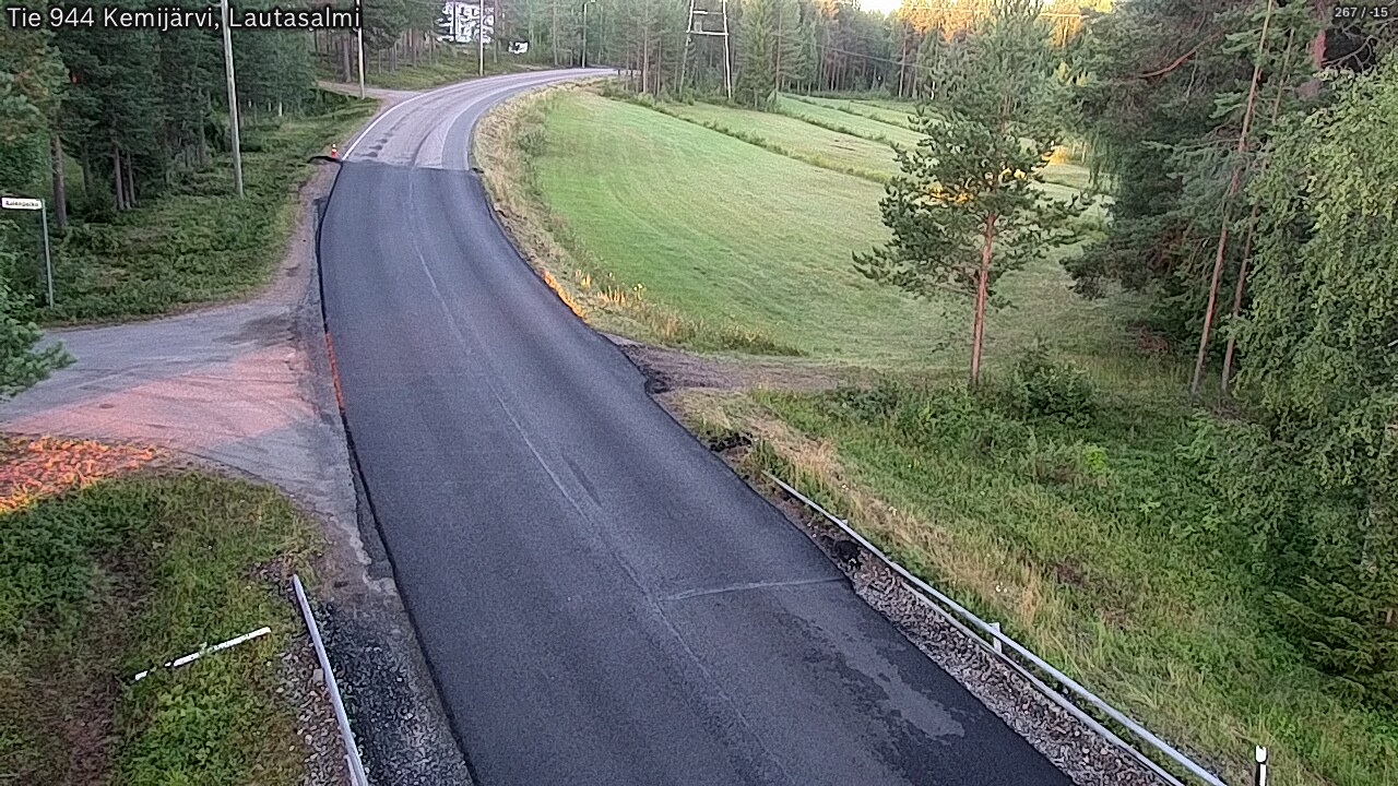 Weather Camera Image Road 944 Kemijärvi, Lautasalmi, Kemijärvi, Lappi