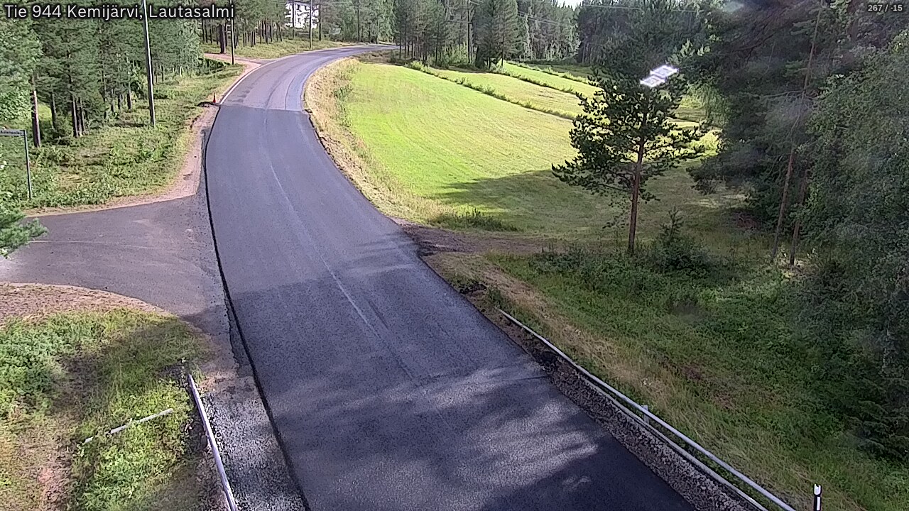 Weather Camera Image Road 944 Kemijärvi, Lautasalmi, Kemijärvi, Lappi