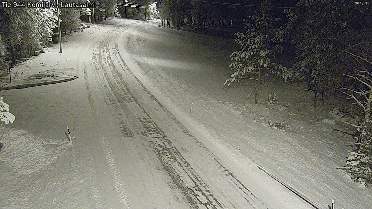 Kelikamerat Kuva Tie 944 Kemijärvi, Lautasalmi, Kemijärvi, Lappi