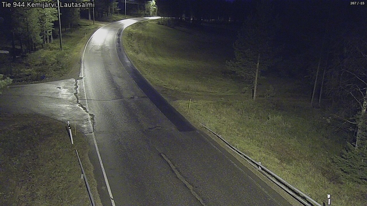 Kelikamerat Kuva Tie 944 Kemijärvi, Lautasalmi, Kemijärvi, Lappi