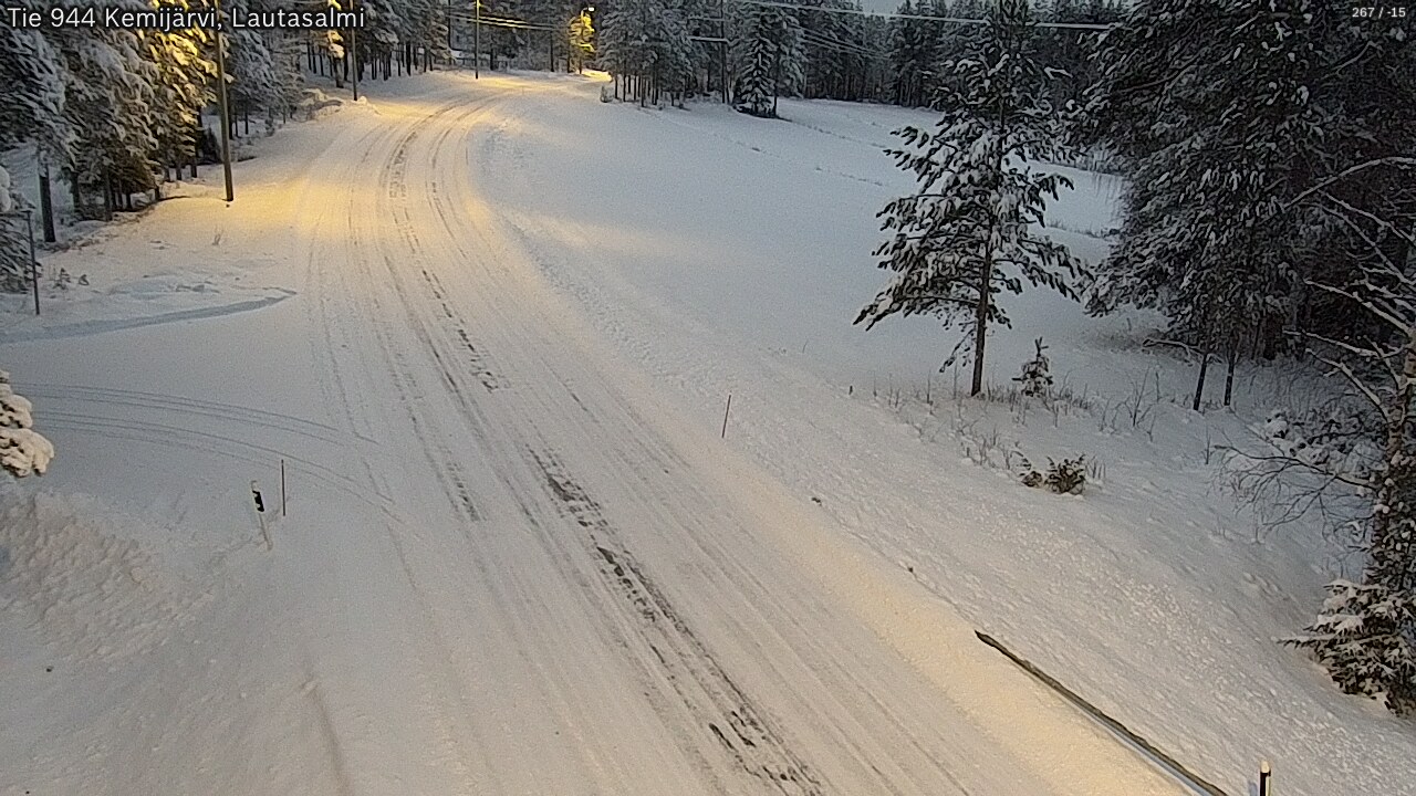 Kelikamerat Kuva Tie 944 Kemijärvi, Lautasalmi, Kemijärvi, Lappi