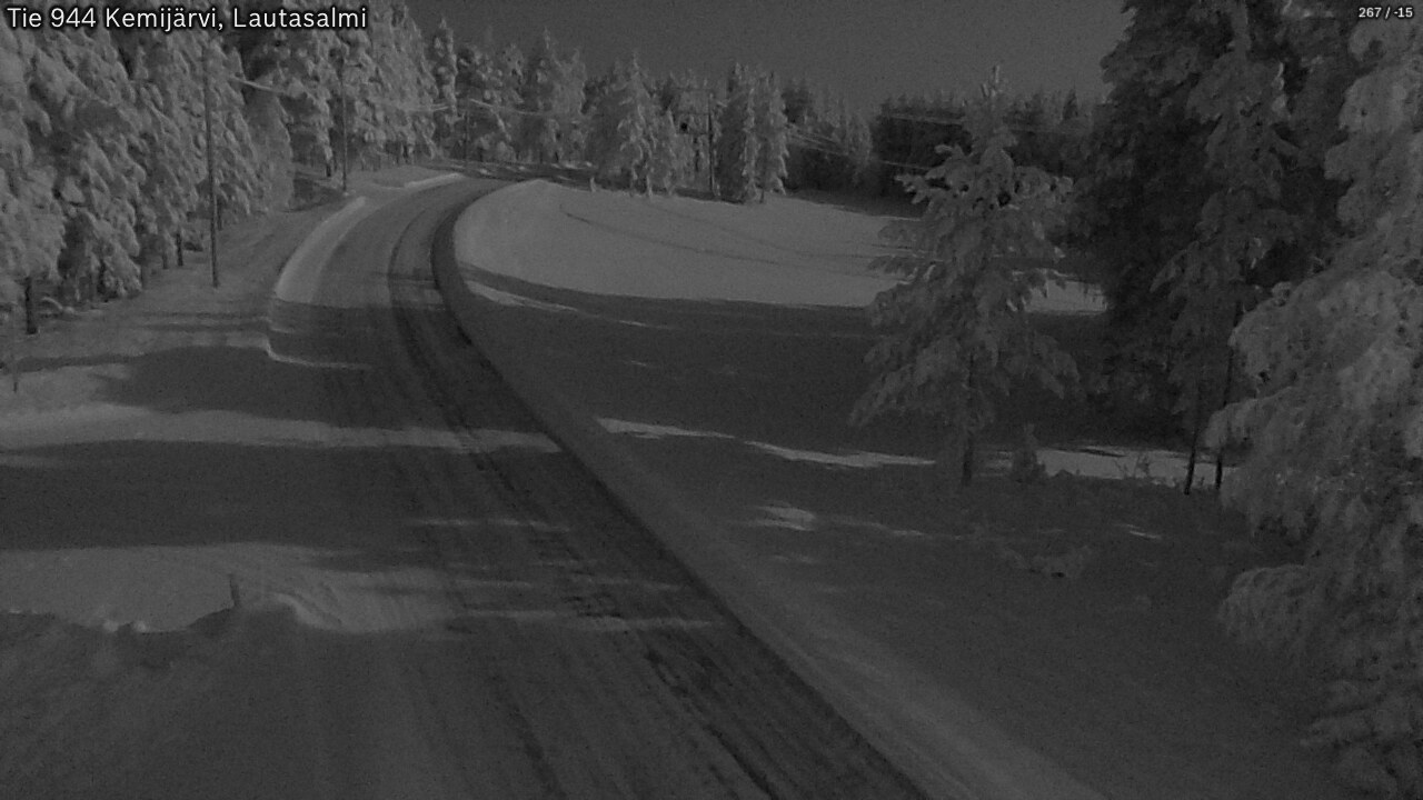 Kelikamerat Kuva Tie 944 Kemijärvi, Lautasalmi, Kemijärvi, Lappi