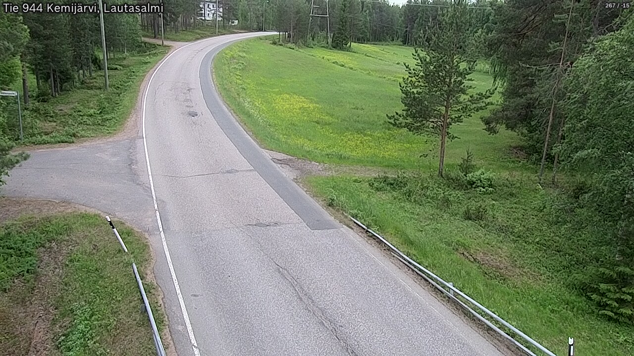 Kelikamerat Kuva Tie 944 Kemijärvi, Lautasalmi, Kemijärvi, Lappi