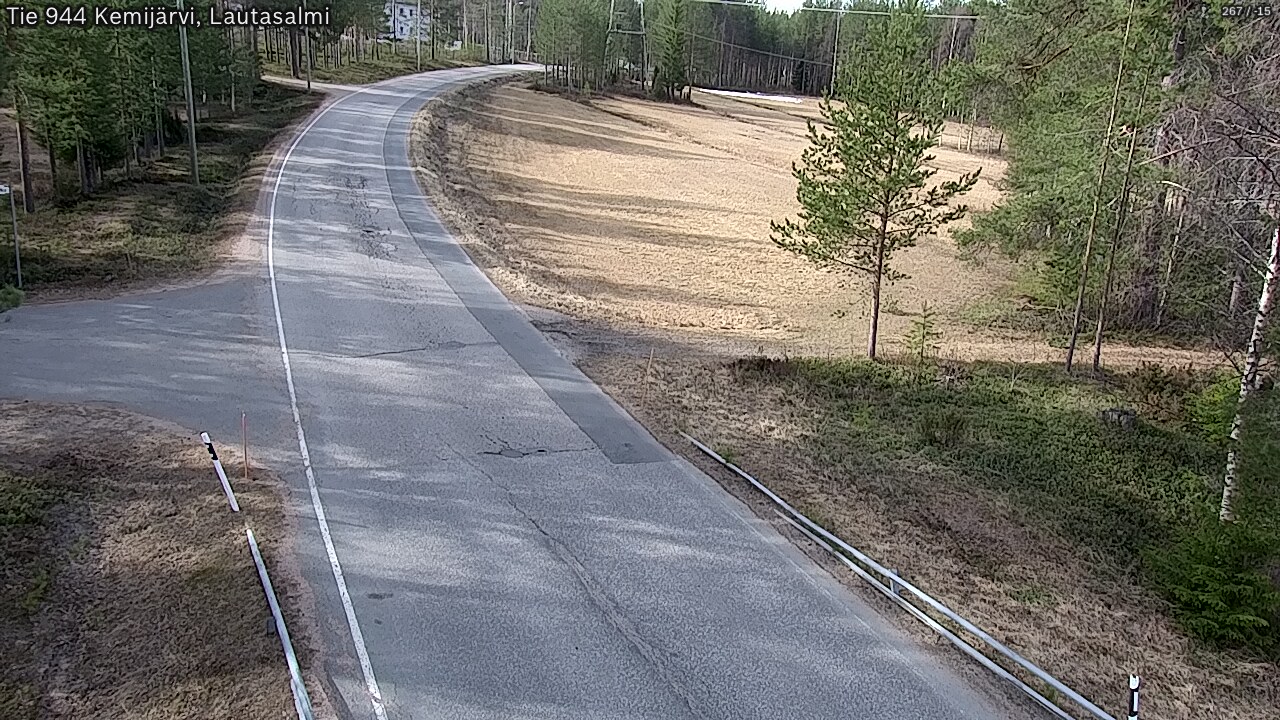 Weather Camera Image Väg 944 Kemijärvi, Lautasalmi, Kemijärvi, Lappi