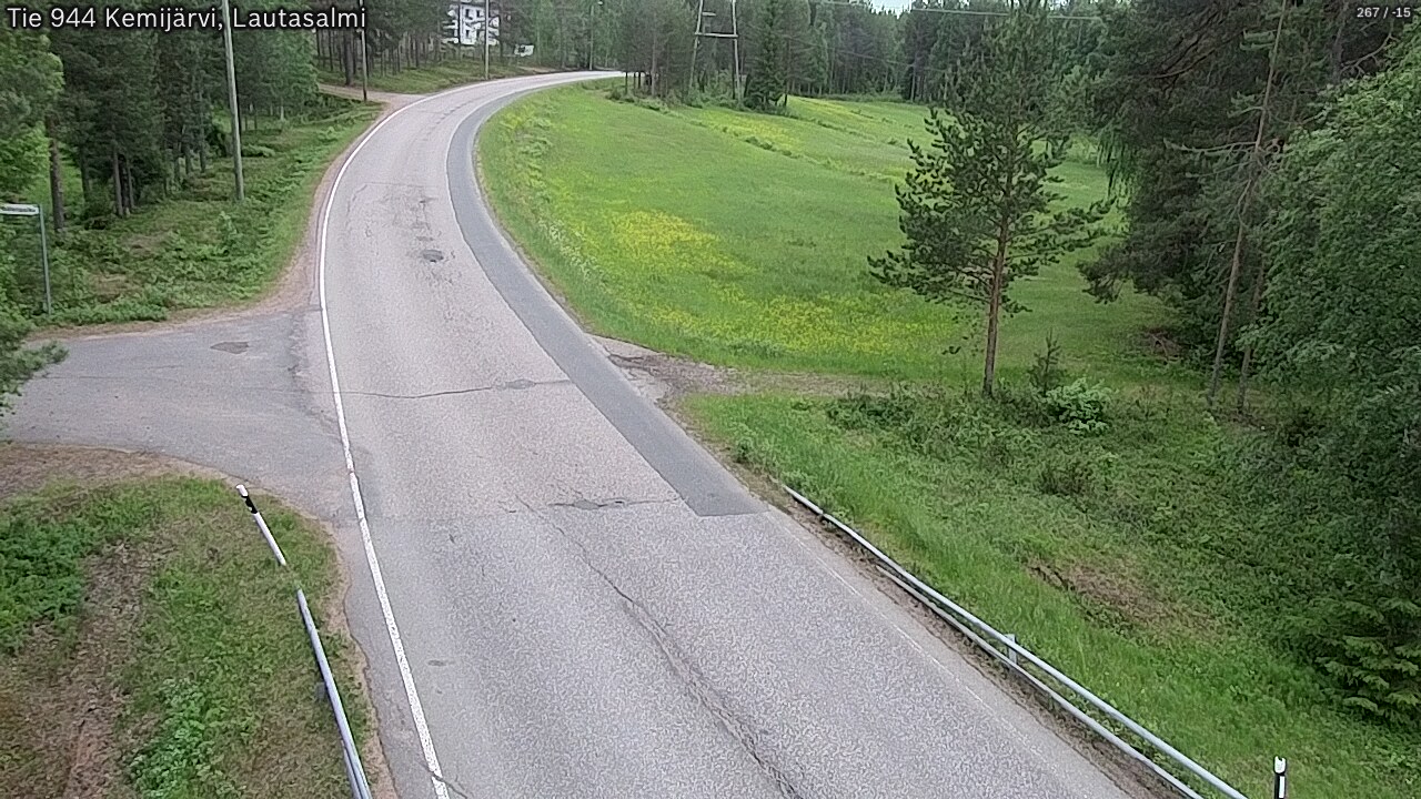 Kelikamerat Kuva Tie 944 Kemijärvi, Lautasalmi, Kemijärvi, Lappi