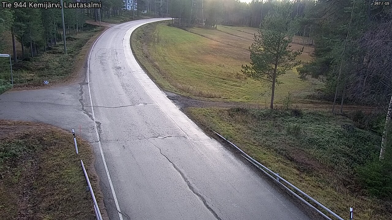 Kelikamerat Kuva Tie 944 Kemijärvi, Lautasalmi, Kemijärvi, Lappi