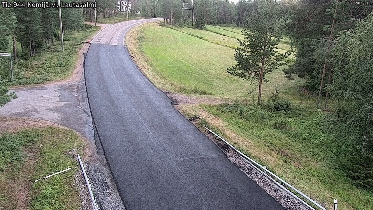 Weather Camera Image Road 944 Kemijärvi, Lautasalmi, Kemijärvi, Lappi