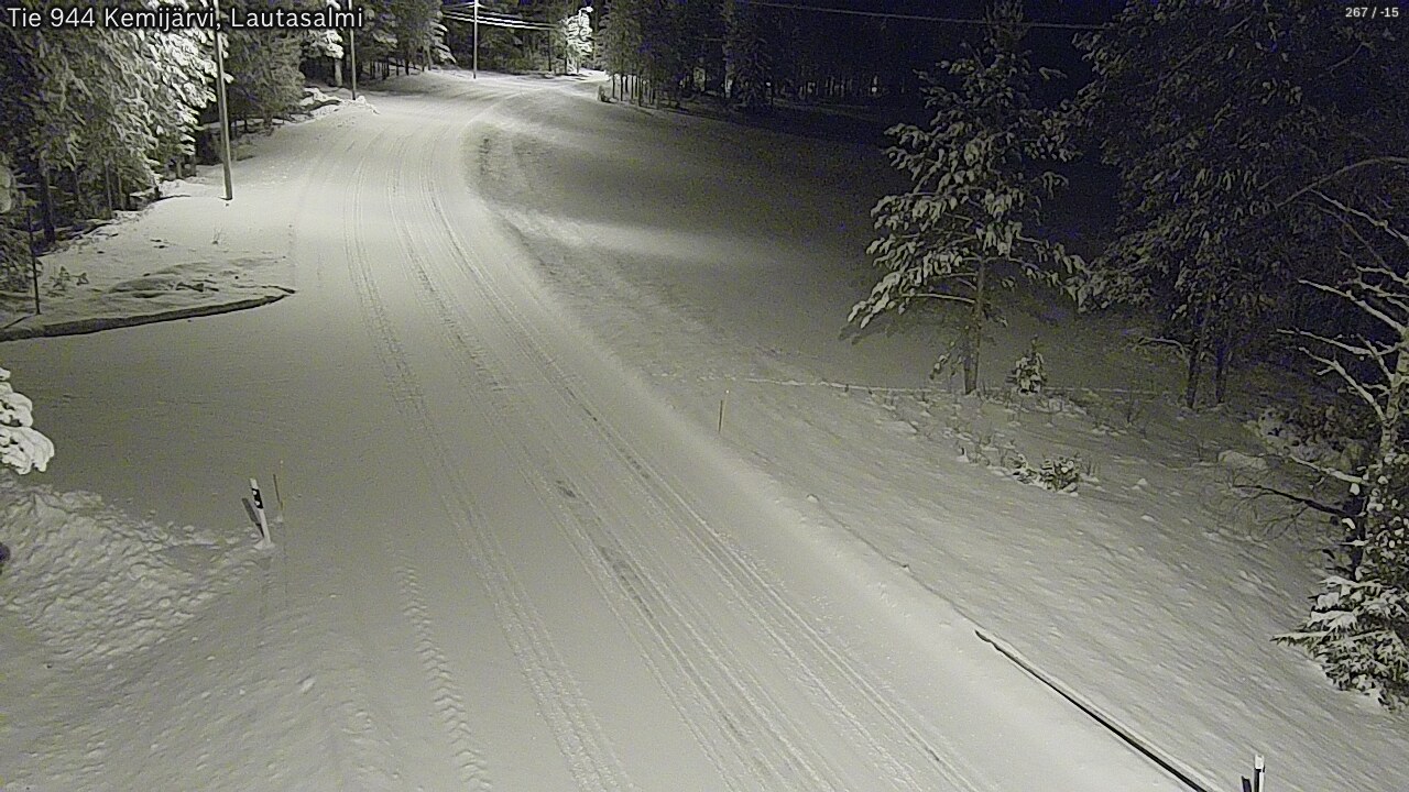 Kelikamerat Kuva Tie 944 Kemijärvi, Lautasalmi, Kemijärvi, Lappi