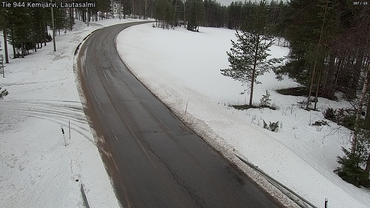 Kelikamerat Kuva Tie 944 Kemijärvi, Lautasalmi, Kemijärvi, Lappi