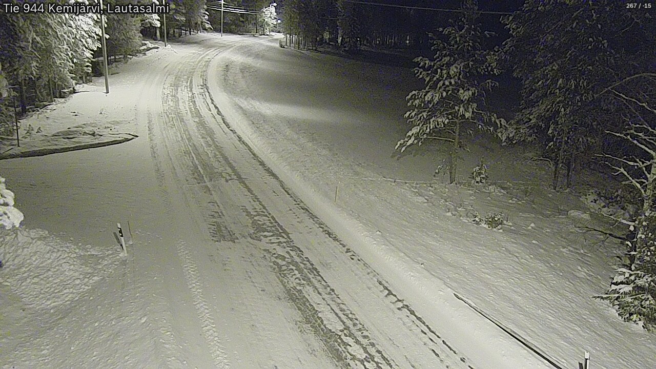 Kelikamerat Kuva Tie 944 Kemijärvi, Lautasalmi, Kemijärvi, Lappi