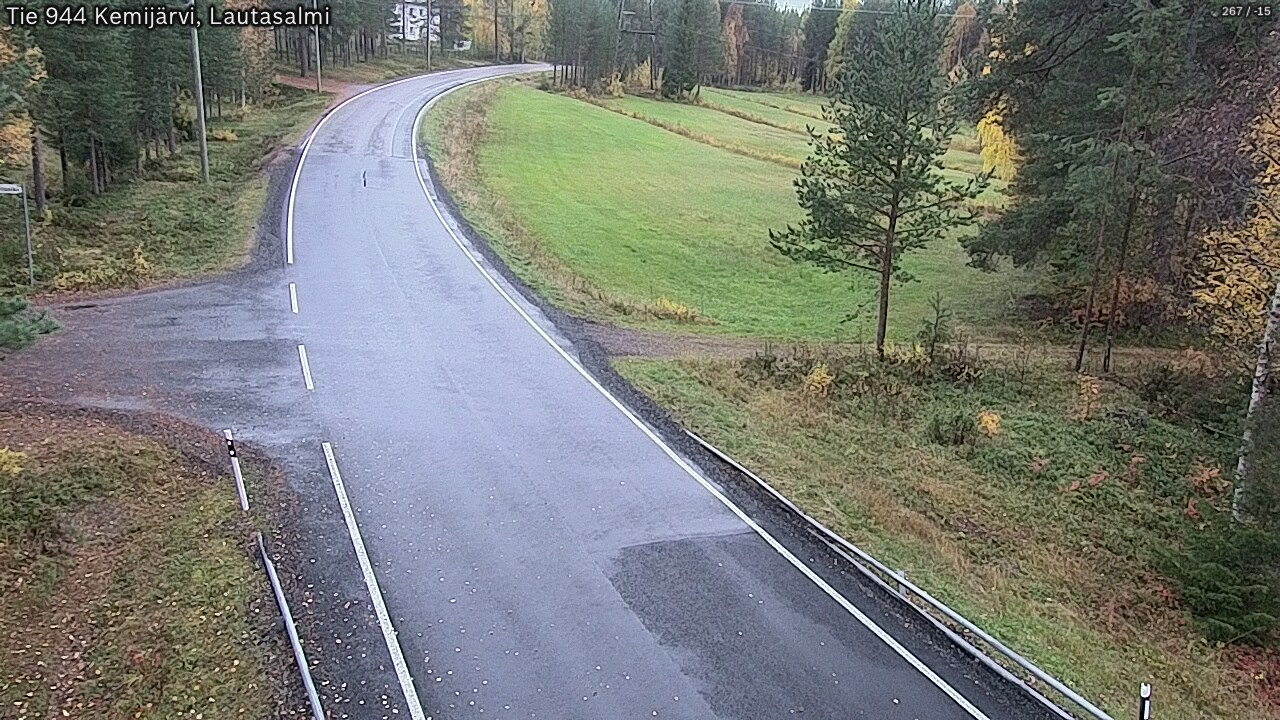 Weather Camera Image Road 944 Kemijärvi, Lautasalmi, Kemijärvi, Lappi