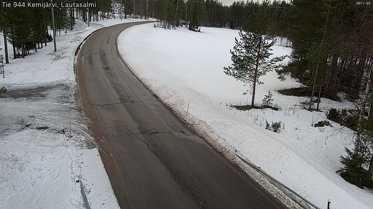 Kelikamerat Kuva Tie 944 Kemijärvi, Lautasalmi, Kemijärvi, Lappi