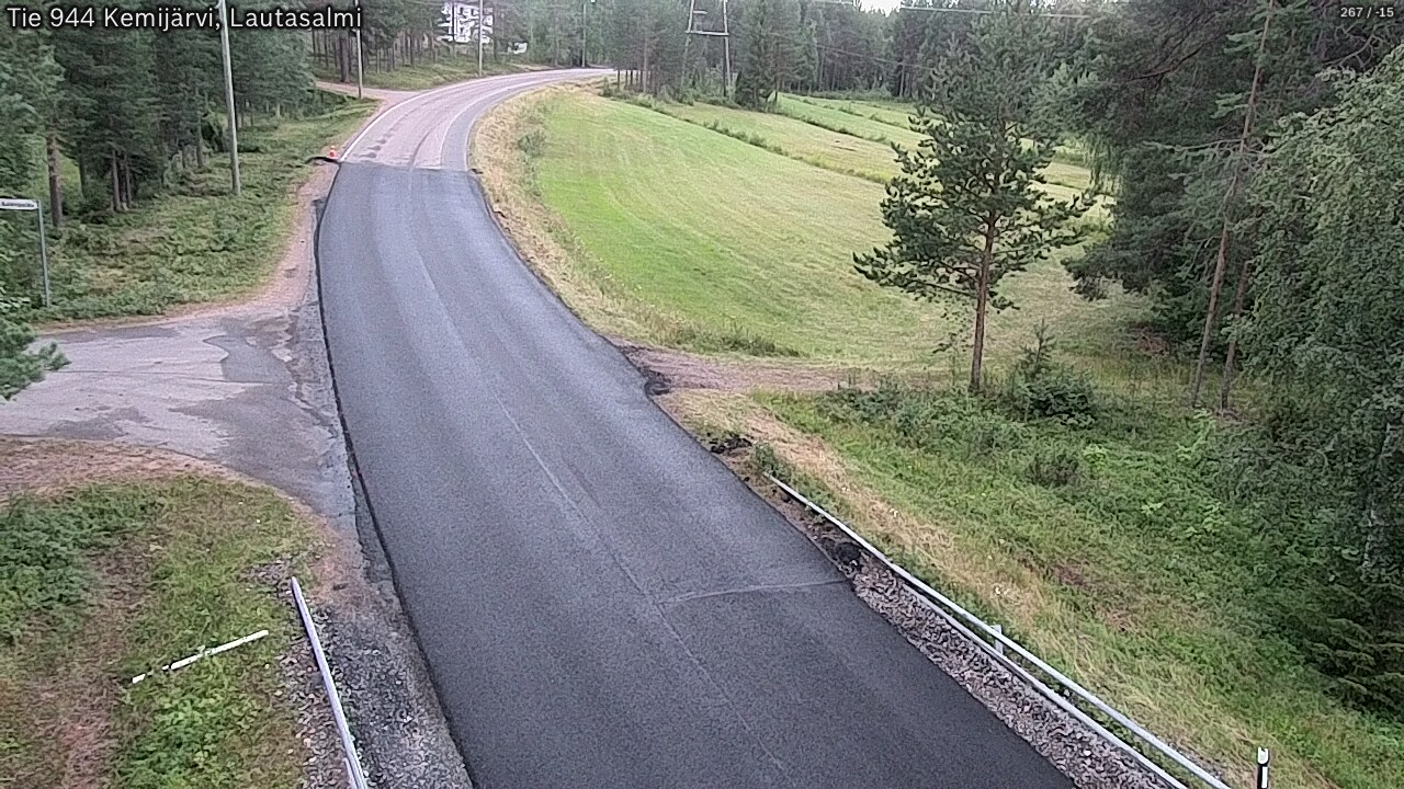 Weather Camera Image Road 944 Kemijärvi, Lautasalmi, Kemijärvi, Lappi