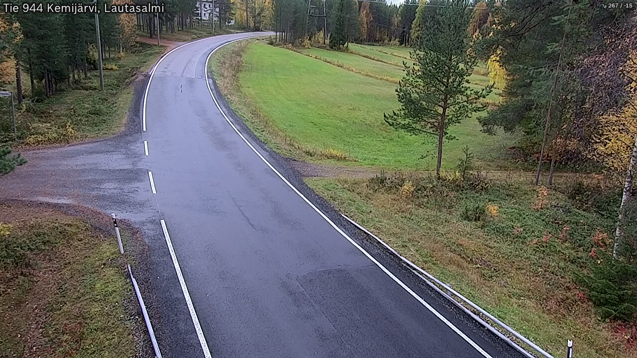 Kelikamerat Kuva Tie 944 Kemijärvi, Lautasalmi, Kemijärvi, Lappi