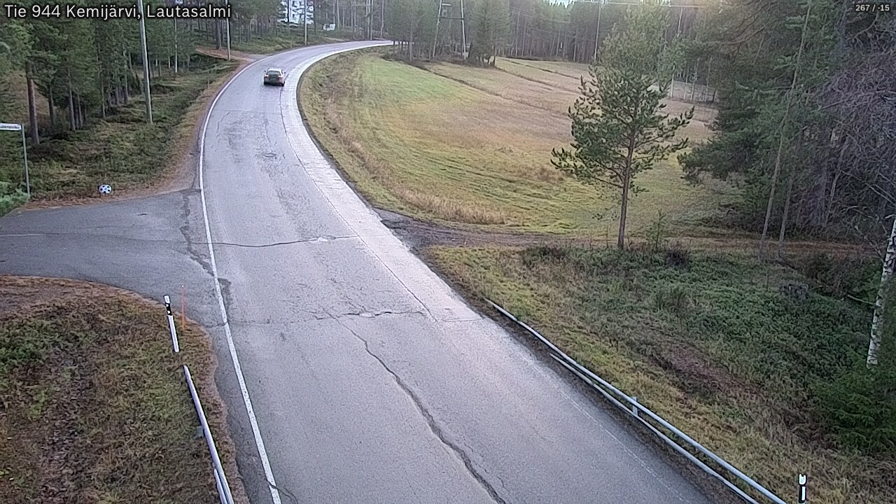 Kelikamerat Kuva Tie 944 Kemijärvi, Lautasalmi, Kemijärvi, Lappi