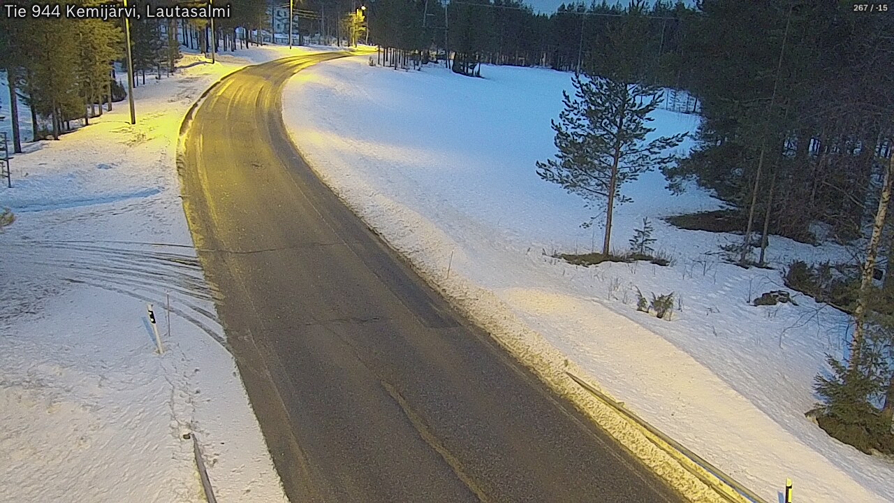 Kelikamerat Kuva Tie 944 Kemijärvi, Lautasalmi, Kemijärvi, Lappi