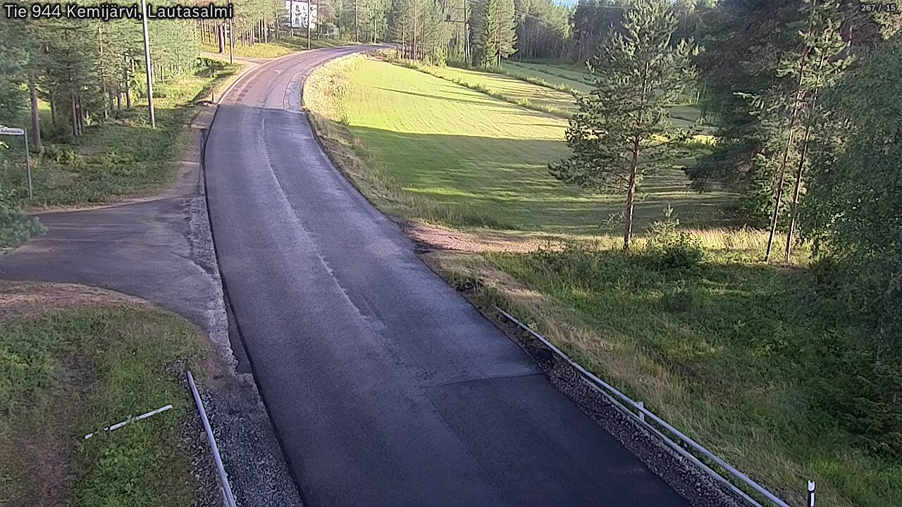 Weather Camera Image Road 944 Kemijärvi, Lautasalmi, Kemijärvi, Lappi