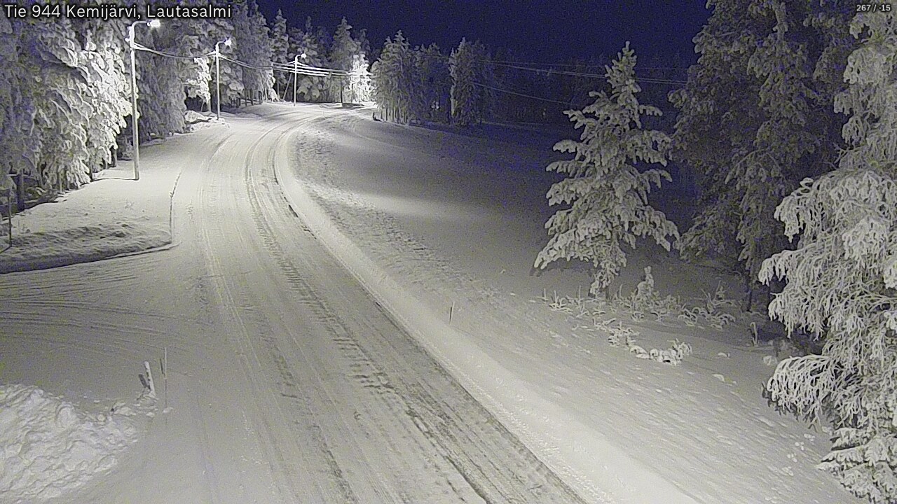 Kelikamerat Kuva Tie 944 Kemijärvi, Lautasalmi, Kemijärvi, Lappi