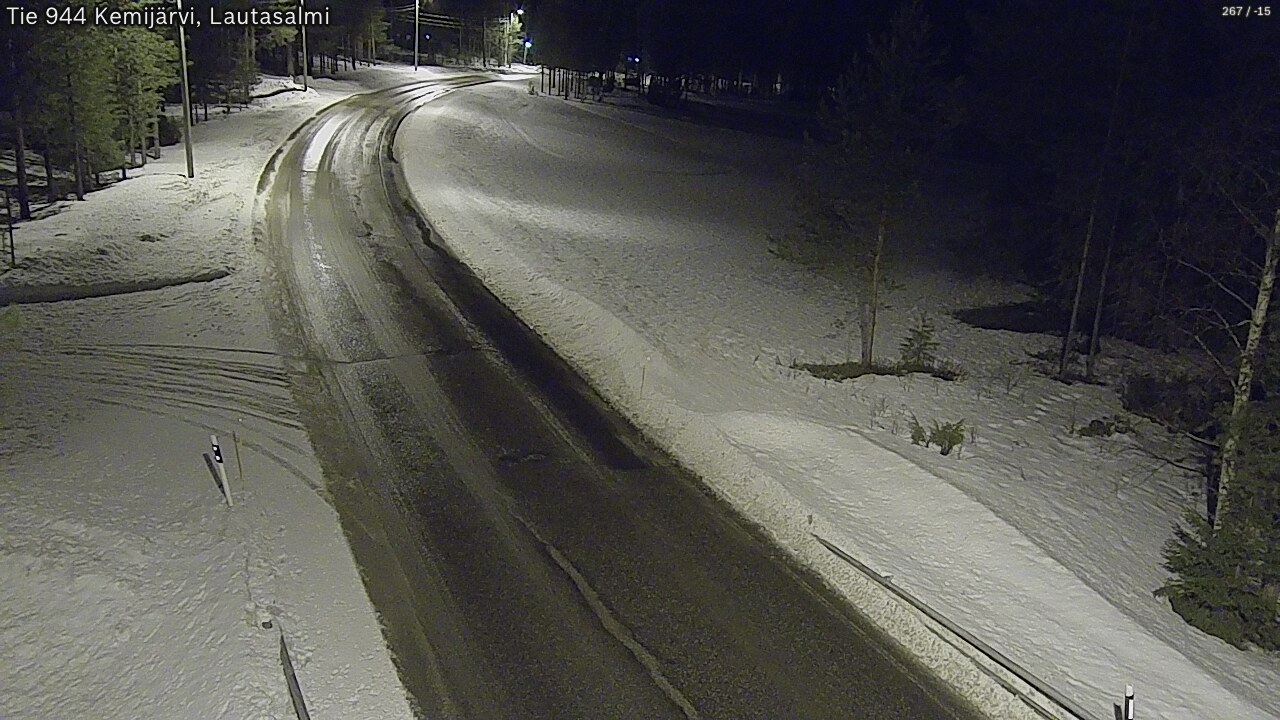 Kelikamerat Kuva Tie 944 Kemijärvi, Lautasalmi, Kemijärvi, Lappi