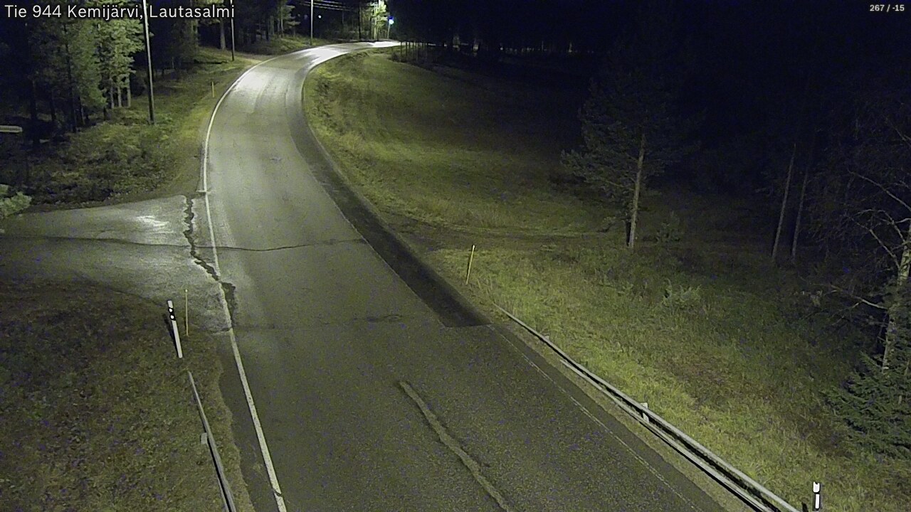 Kelikamerat Kuva Tie 944 Kemijärvi, Lautasalmi, Kemijärvi, Lappi