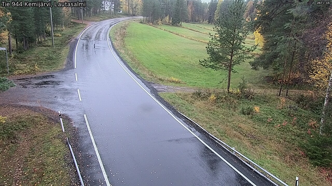 Weather Camera Image Road 944 Kemijärvi, Lautasalmi, Kemijärvi, Lappi