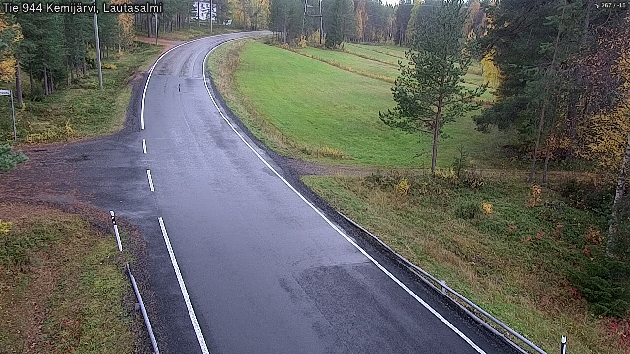 Kelikamerat Kuva Tie 944 Kemijärvi, Lautasalmi, Kemijärvi, Lappi