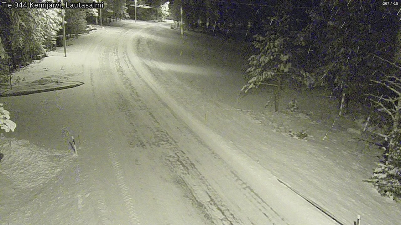 Kelikamerat Kuva Tie 944 Kemijärvi, Lautasalmi, Kemijärvi, Lappi