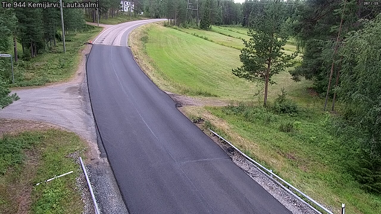 Weather Camera Image Road 944 Kemijärvi, Lautasalmi, Kemijärvi, Lappi