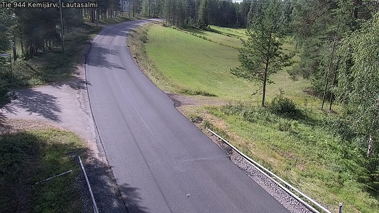 Kelikamerat Kuva Tie 944 Kemijärvi, Lautasalmi, Kemijärvi, Lappi