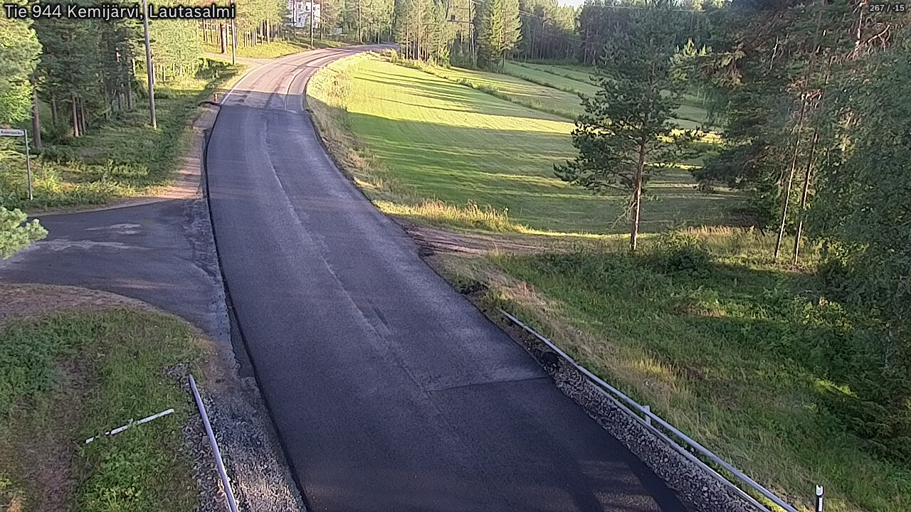 Weather Camera Image Road 944 Kemijärvi, Lautasalmi, Kemijärvi, Lappi