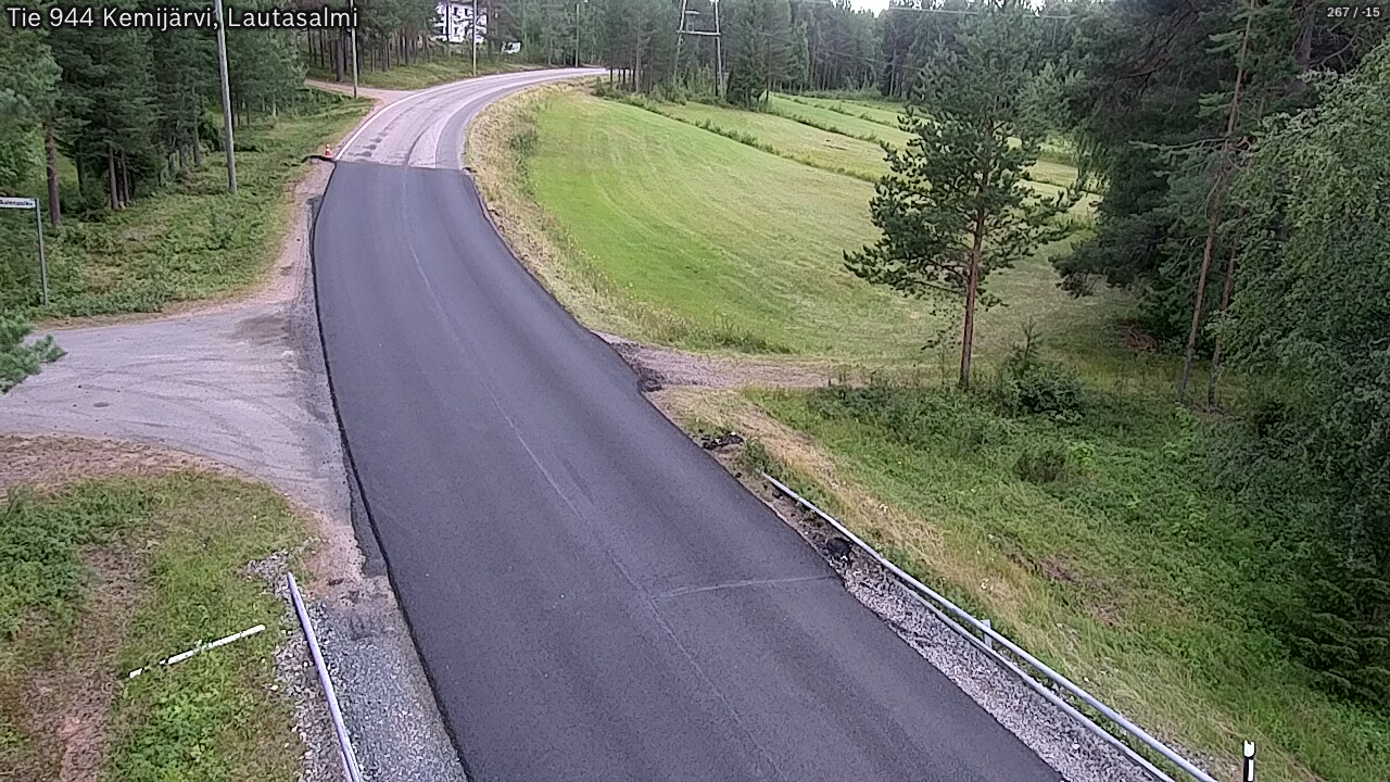 Weather Camera Image Road 944 Kemijärvi, Lautasalmi, Kemijärvi, Lappi