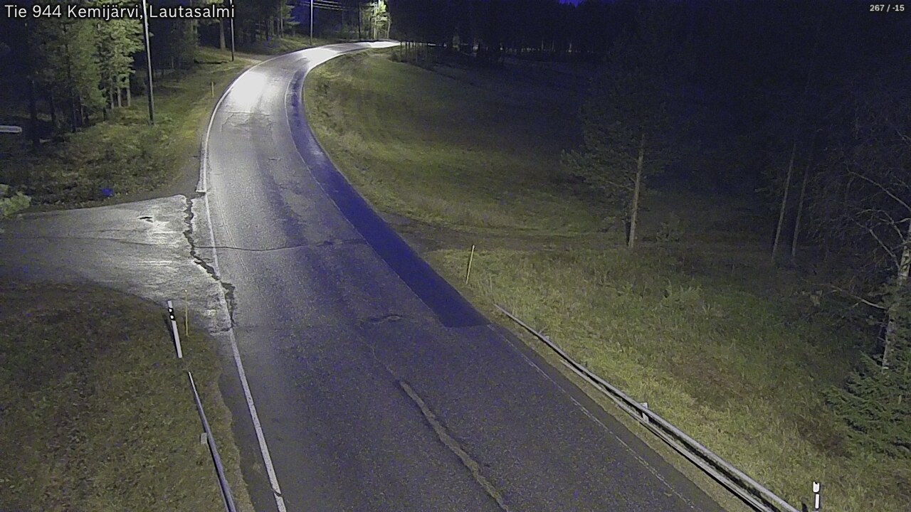 Kelikamerat Kuva Tie 944 Kemijärvi, Lautasalmi, Kemijärvi, Lappi